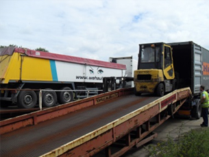 Container loading and unloading